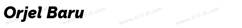 Orjel Baru字体转换